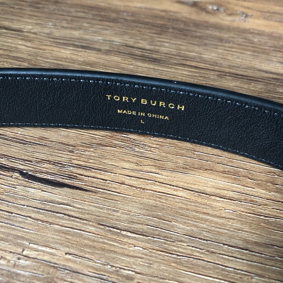 TORY BURCH-NWT Black Leather BELT main image 6
